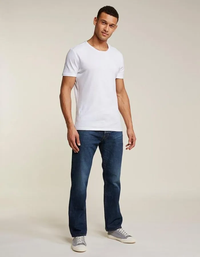 Men FatFace Men039s Sale Mid Wash Bootcut Jeans Denim
