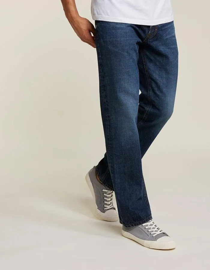 Men FatFace Men039s Sale Mid Wash Bootcut Jeans Denim