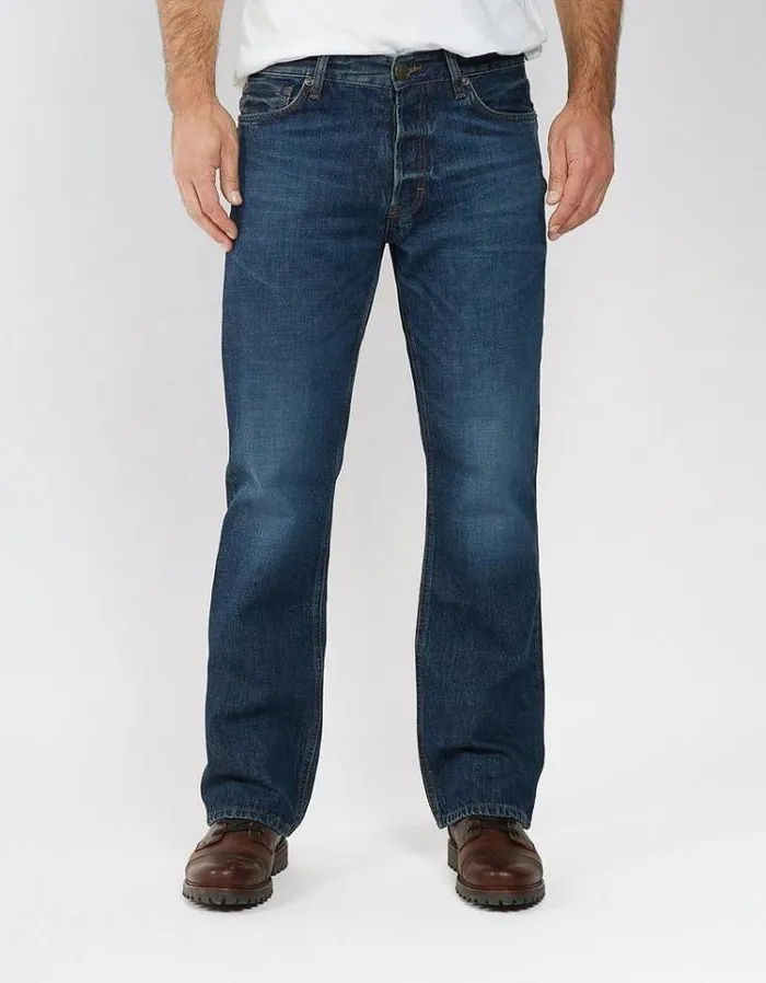 Men FatFace Men039s Sale Mid Wash Bootcut Jeans Denim