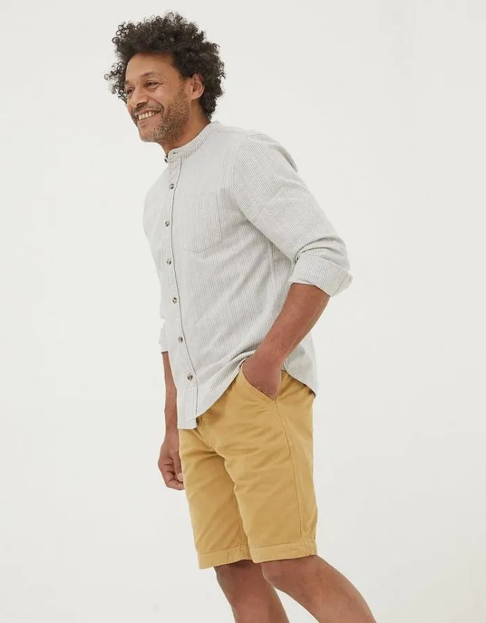 Men FatFace Shorts Cove Chino Shorts Golden Yellow