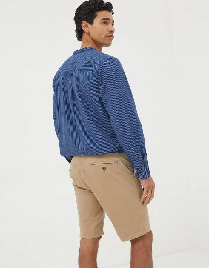Men FatFace Shorts Mawes Chino Shorts Dark Stone