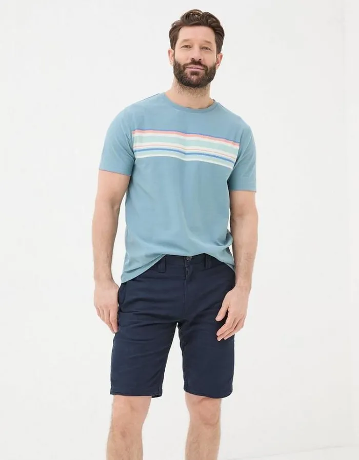 Men FatFace Shorts Stow Chino Shorts Navy