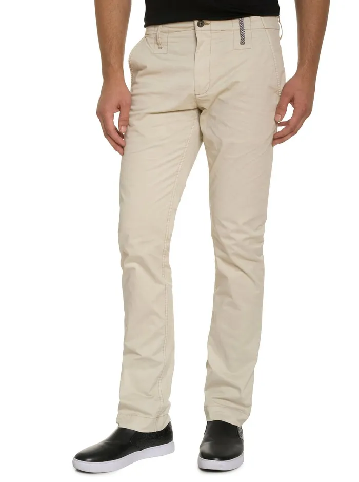Men Jeans and Pants Robert Graham SPARKS PANT Light Khaki