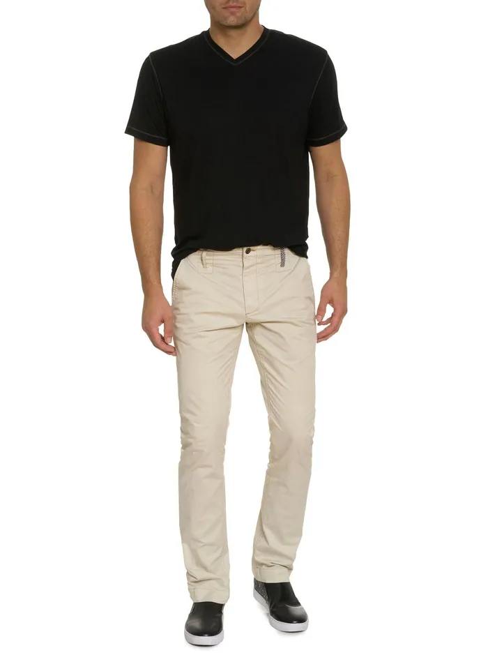 Men Jeans and Pants Robert Graham SPARKS PANT Light Khaki