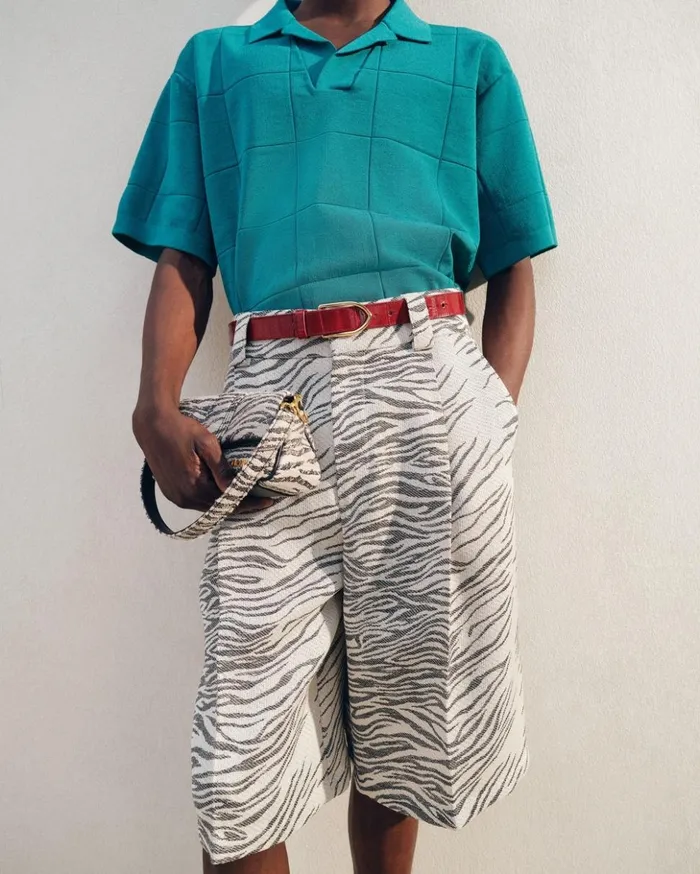 Men Knits JACQUEMUS The Bacino Polo Shirt Turquoise Men Knits JACQUEMUS The Bacino Polo Shirt Turquoise