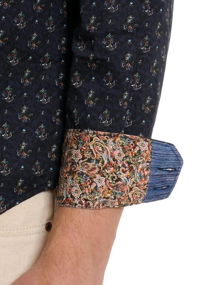 Men Long Sleeve Button Down Shirts Robert Graham BELLFIELD LONG SLEEVE BUTTON DOWN SHIRT Multi