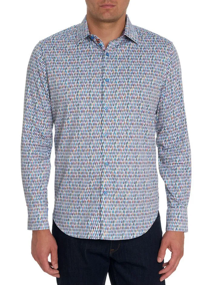 Men Long Sleeve Button Down Shirts Robert Graham BOOYAH LONG SLEEVE BUTTON DOWN SHIRT Classic
