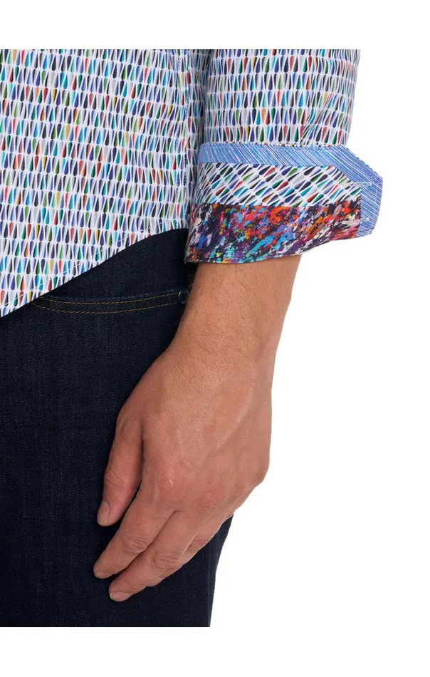 Men Long Sleeve Button Down Shirts Robert Graham BOOYAH LONG SLEEVE BUTTON DOWN SHIRT Classic
