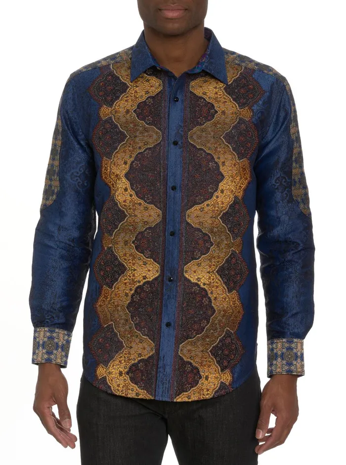 Men Long Sleeve Button Down Shirts Robert Graham LIMITED EDITION THE RENAISSANCE LONG SLEEVE BUTTON DOWN SHIRT Multi