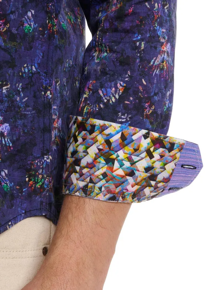Men Long Sleeve Button Down Shirts Robert Graham MERRICK LONG SLEEVE BUTTON DOWN SHIRT Multi
