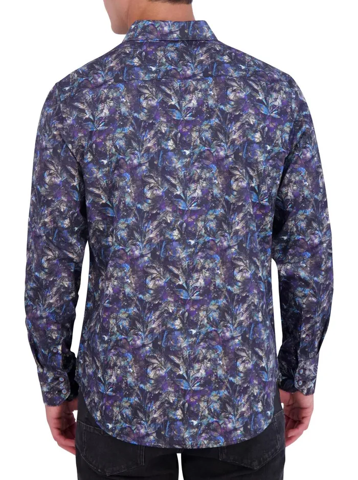 Men Long Sleeve Button Down Shirts Robert Graham PARKES LONG SLEEVE BUTTON FRONT SHIRT Multi