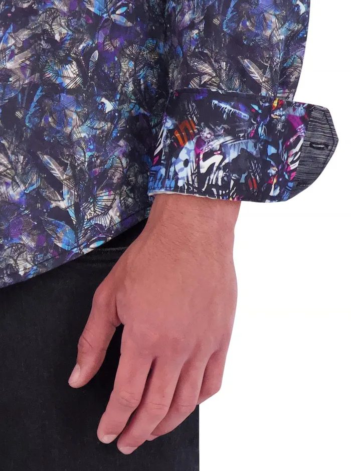 Men Long Sleeve Button Down Shirts Robert Graham PARKES LONG SLEEVE BUTTON FRONT SHIRT Multi