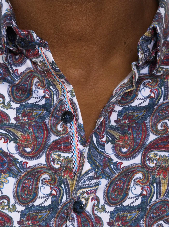 Men Long Sleeve Button Down Shirts Robert Graham SABIR LONG SLEEVE BUTTON DOWN SHIRT Multi