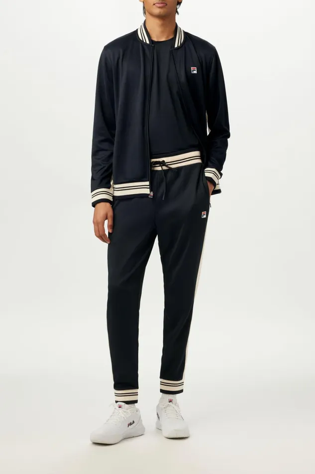 Men Matching Sets Fila Performance Iconic Settanta Pant 978 Blackangora
