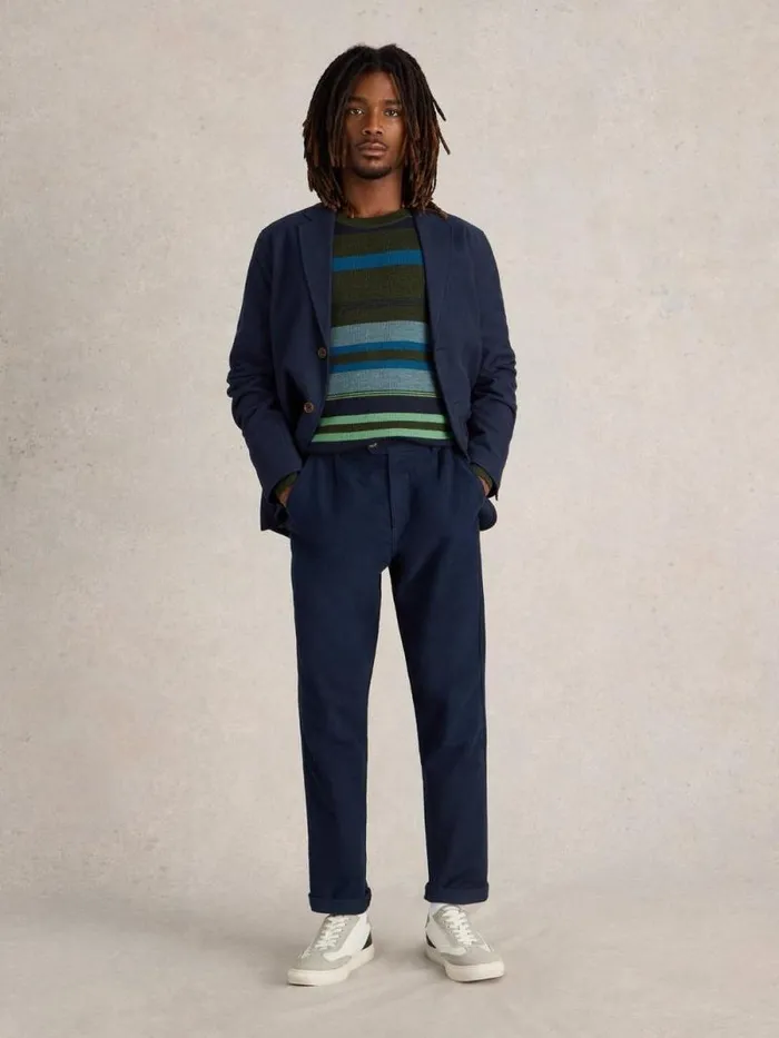 Men Moleskin Trouser Dark Navy White Stuff Trousers