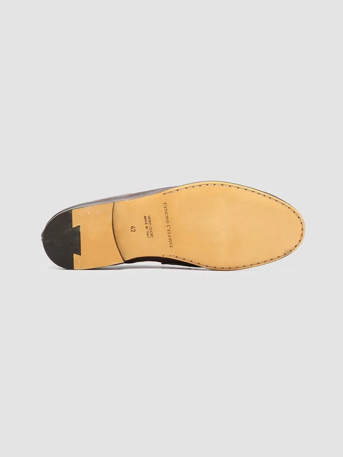 Men Officine Creative Footwear AIRTO 001 Brown Leather Penny Loafers