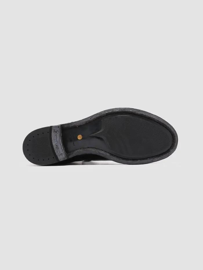 Men Officine Creative Footwear ANATOMIA 016 Black Leather Ankle Boots