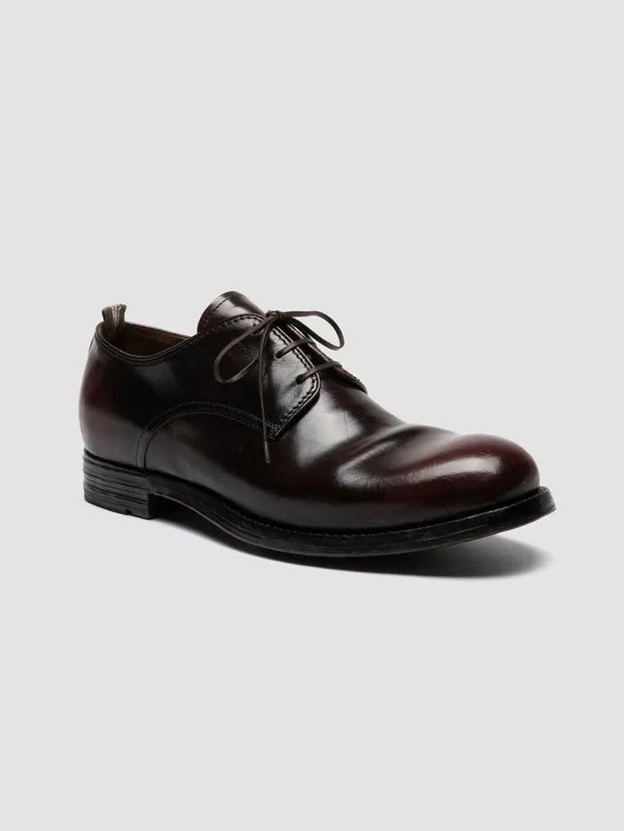 Men Officine Creative Footwear BALANCE 019 Brown Leather Derby Shoes Men Officine Creative Footwear BALANCE 019 Brown Leather Derby Shoes