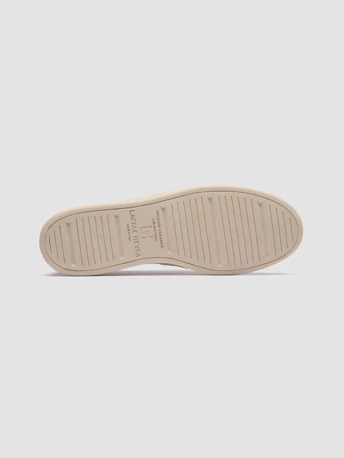 Men Officine Creative Footwear HERBIE 011 Beige Suede Penny Loafers Men Officine Creative Footwear HERBIE 011 Beige Suede Penny Loafers