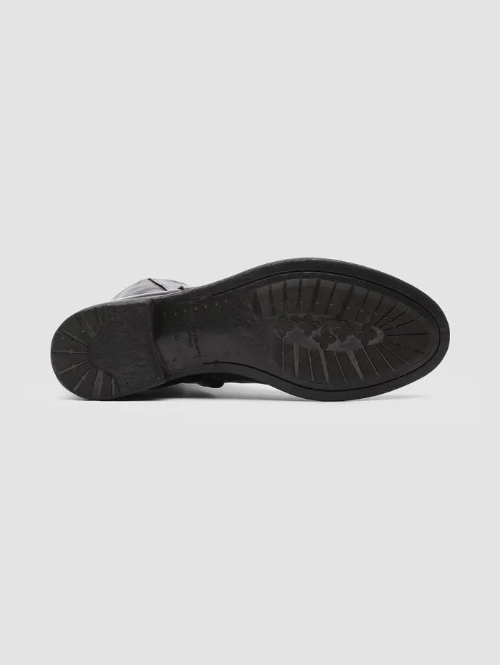Men Officine Creative Footwear HIVE 010 Black Leather Boots Men Officine Creative Footwear HIVE 010 Black Leather Boots