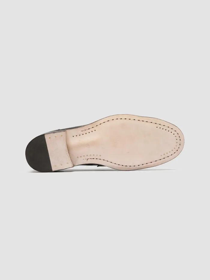 Men Officine Creative Footwear SOLITUDE 001 Brown Leather Penny Loafers Men Officine Creative Footwear SOLITUDE 001 Brown Leather Penny Loafers