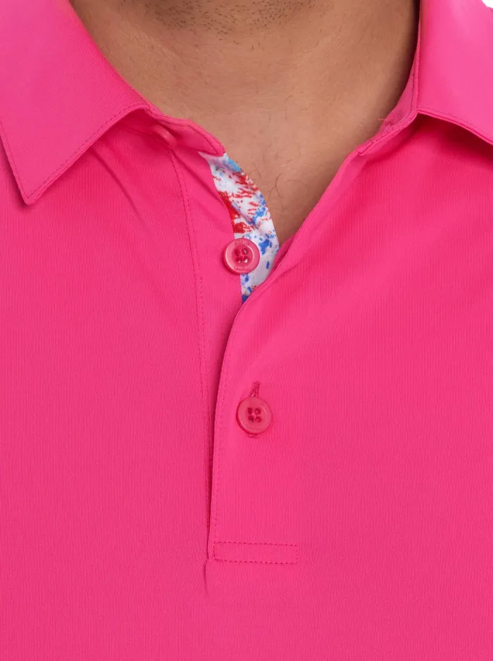Men Polos and TShirts Robert Graham AXELSEN PERFORMANCE POLO Purple