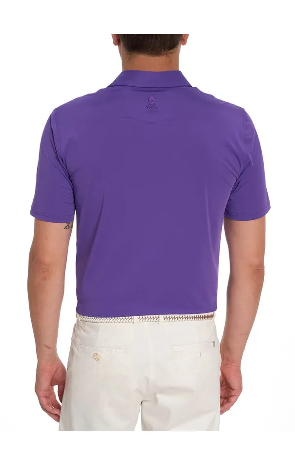 Men Polos and TShirts Robert Graham AXELSEN PERFORMANCE POLO Purple