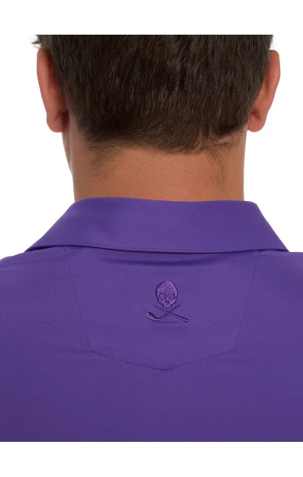 Men Polos and TShirts Robert Graham AXELSEN PERFORMANCE POLO Purple