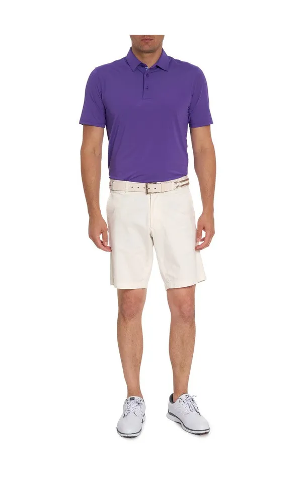 Men Polos and TShirts Robert Graham AXELSEN PERFORMANCE POLO Purple