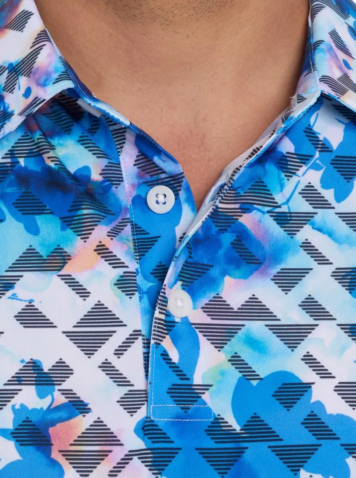 Men Polos and TShirts Robert Graham FISHER PERFORMANCE POLO Multi