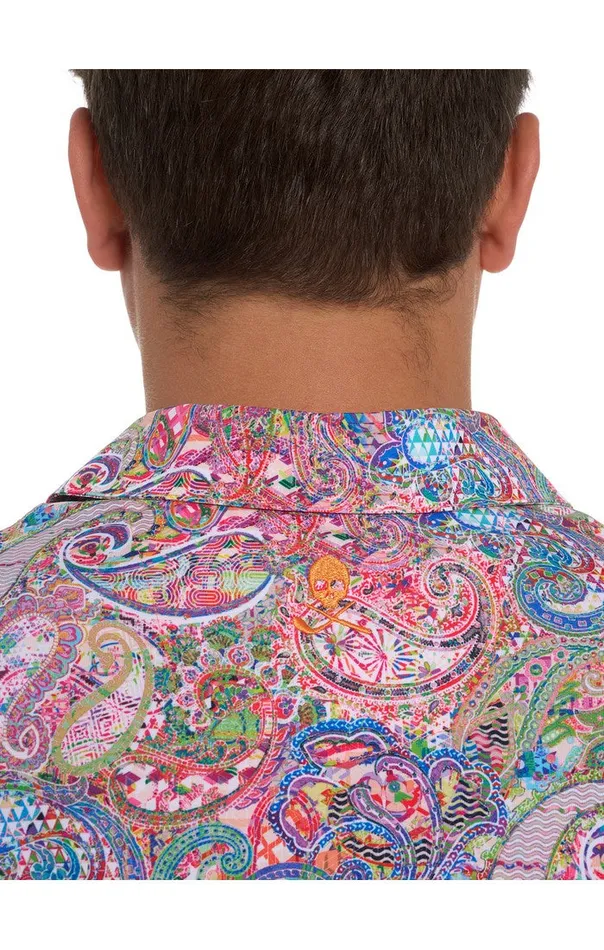 Men Polos and TShirts Robert Graham GOLDBERG PERFORMANCE POLO Grey