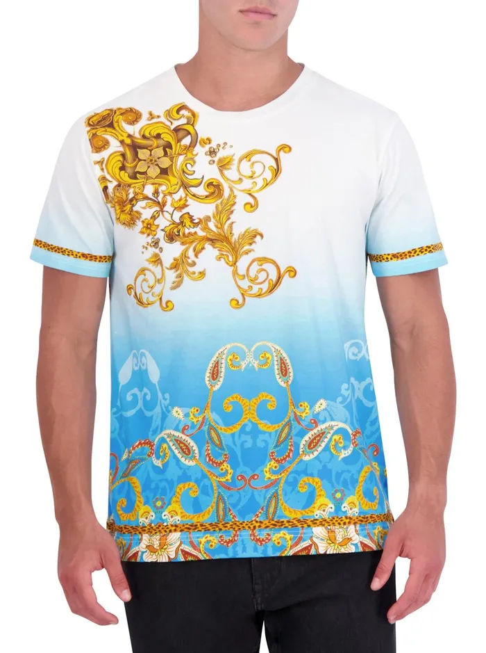 Men Polos and TShirts Robert Graham LIMITED EDITION GOLDEN SCROLLS TSHIRT Multi