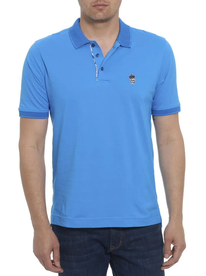 Men Polos and TShirts Robert Graham LUCIFER POLO Navy