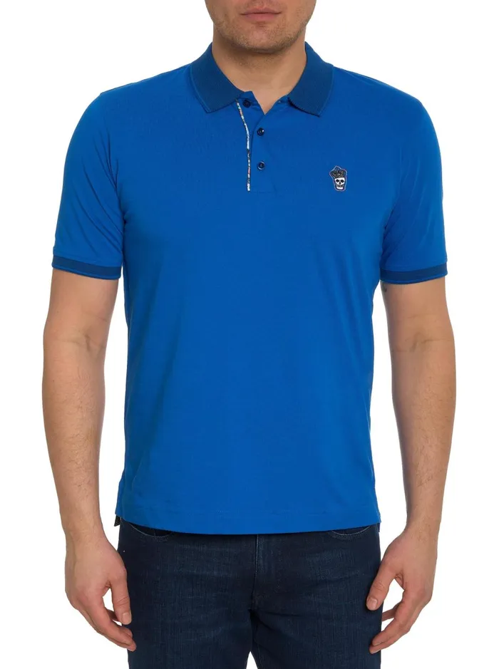 Men Polos and TShirts Robert Graham LUCIFER POLO Navy