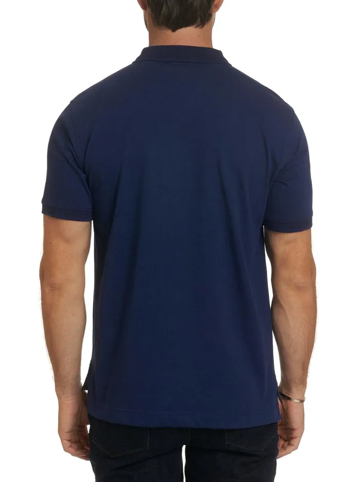 Men Polos and TShirts Robert Graham LUCIFER POLO Navy