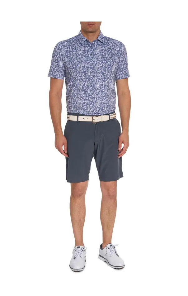 Men Polos and TShirts Robert Graham RETRO CLUB PERFORMANCE POLO Blue