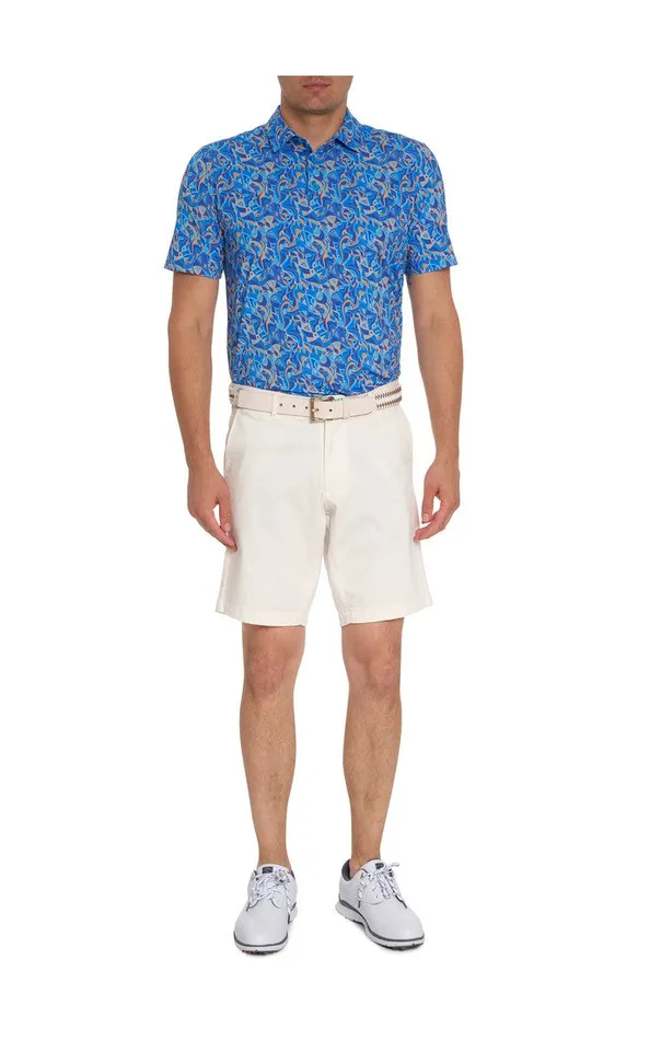 Men Polos and TShirts Robert Graham RETRO CLUB PERFORMANCE POLO Blue