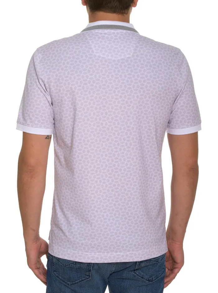 Men Polos and TShirts Robert Graham SHEEN POLO White