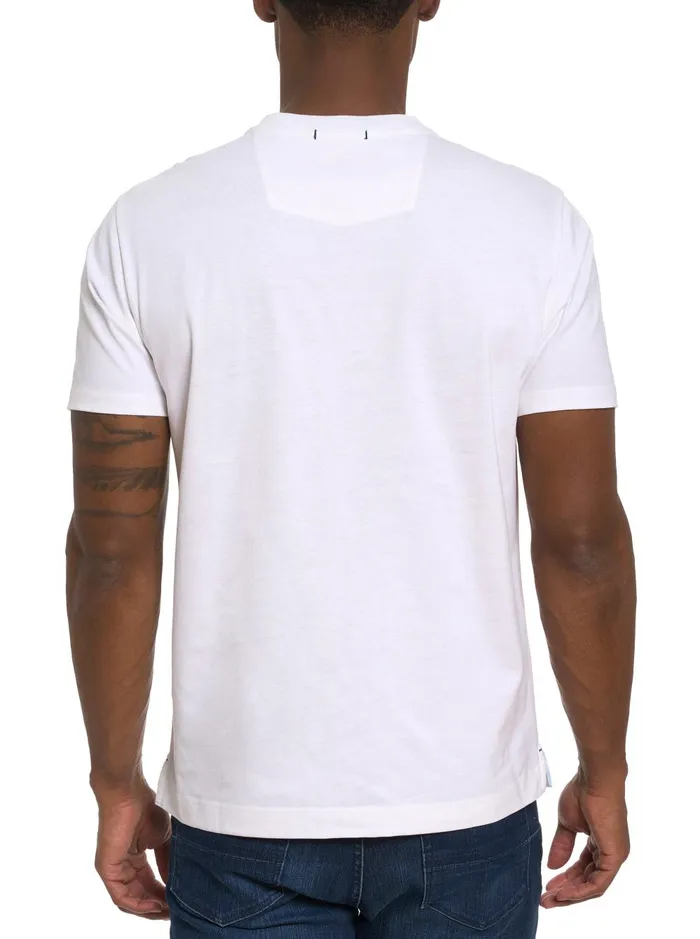 Men Polos and TShirts Robert Graham SNOWTOPIA TSHIRT White