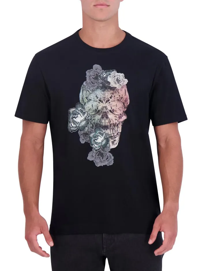 Men Polos and TShirts Robert Graham ZELLER GRAPHIC TSHIRT Black