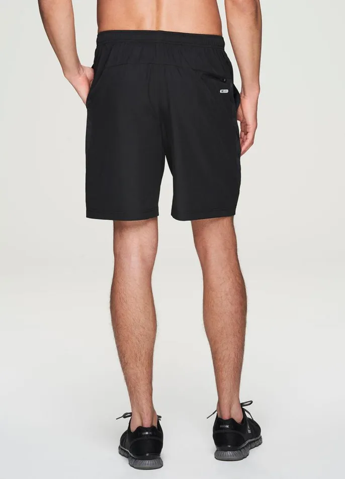 Men Prime Camo Insert Workout Short II Black RBX Active Shorts