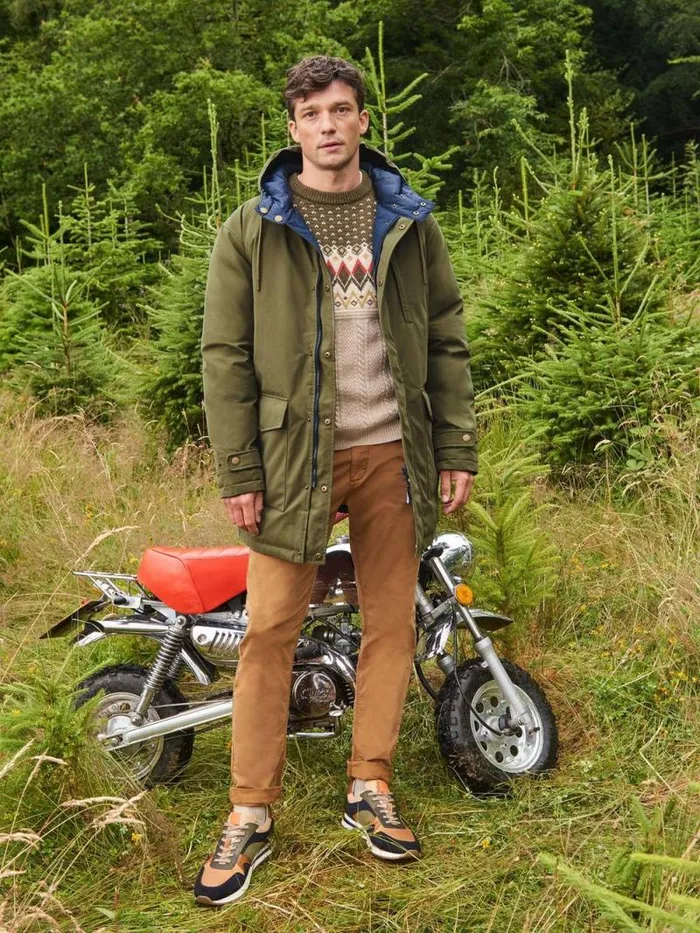 Men Reversible Parka Khaki Green White Stuff Coats and Jackets Men Reversible Parka Khaki Green White Stuff Coats and Jackets