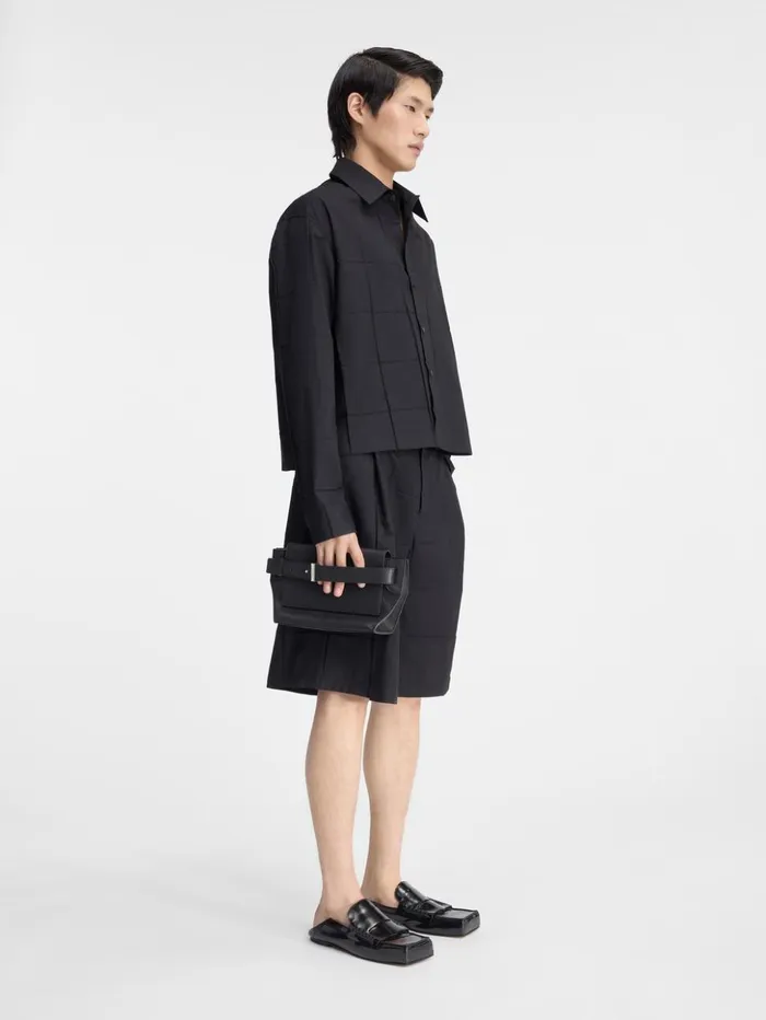 Men Shirts JACQUEMUS The Corto Shirt Black Men Shirts JACQUEMUS The Corto Shirt Black
