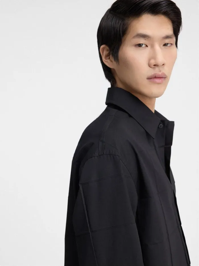 Men Shirts JACQUEMUS The Corto Shirt Black Men Shirts JACQUEMUS The Corto Shirt Black
