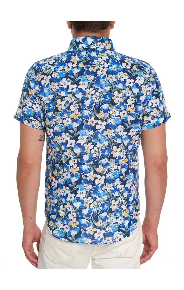 Men Short Sleeve Button Down Shirts Robert Graham BRIDGE WATER SHORT SLEEVE BUTTON DOWN SHIRT Multi