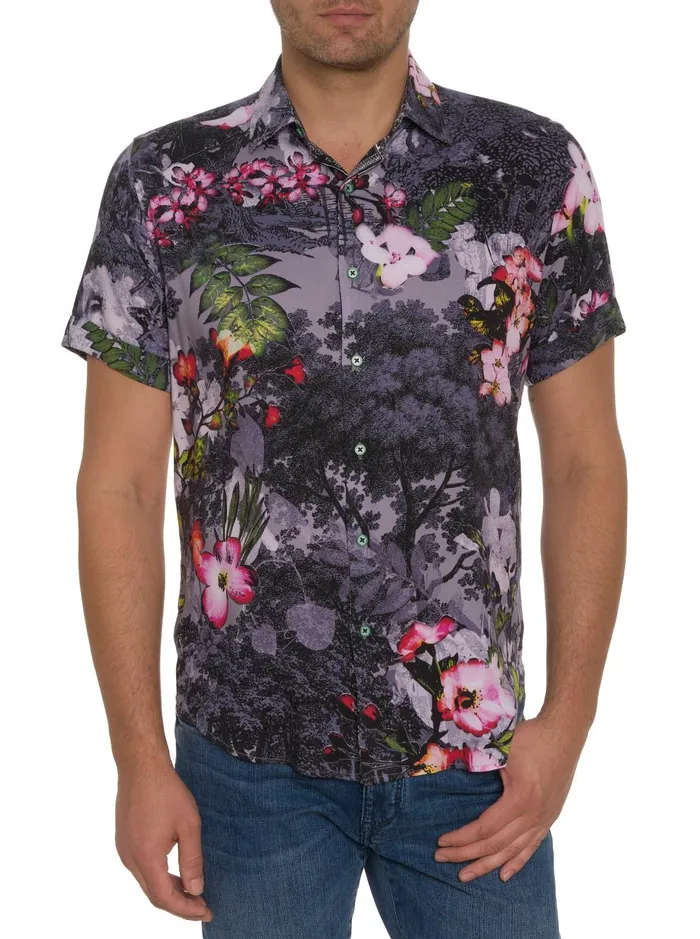Men Short Sleeve Button Down Shirts Robert Graham LANGHAM SHORT SLEEVE BUTTON DOWN SHIRT Multi Men Short Sleeve Button Down Shirts Robert Graham LANGHAM SHORT SLEEVE BUTTON DOWN SHIRT Multi