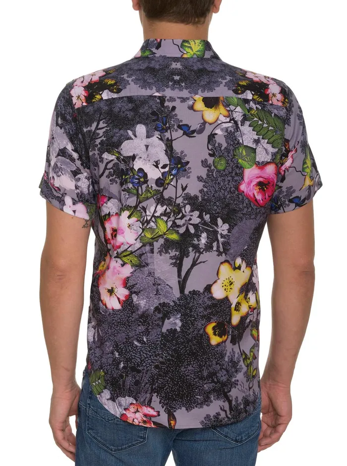 Men Short Sleeve Button Down Shirts Robert Graham LANGHAM SHORT SLEEVE BUTTON DOWN SHIRT Multi