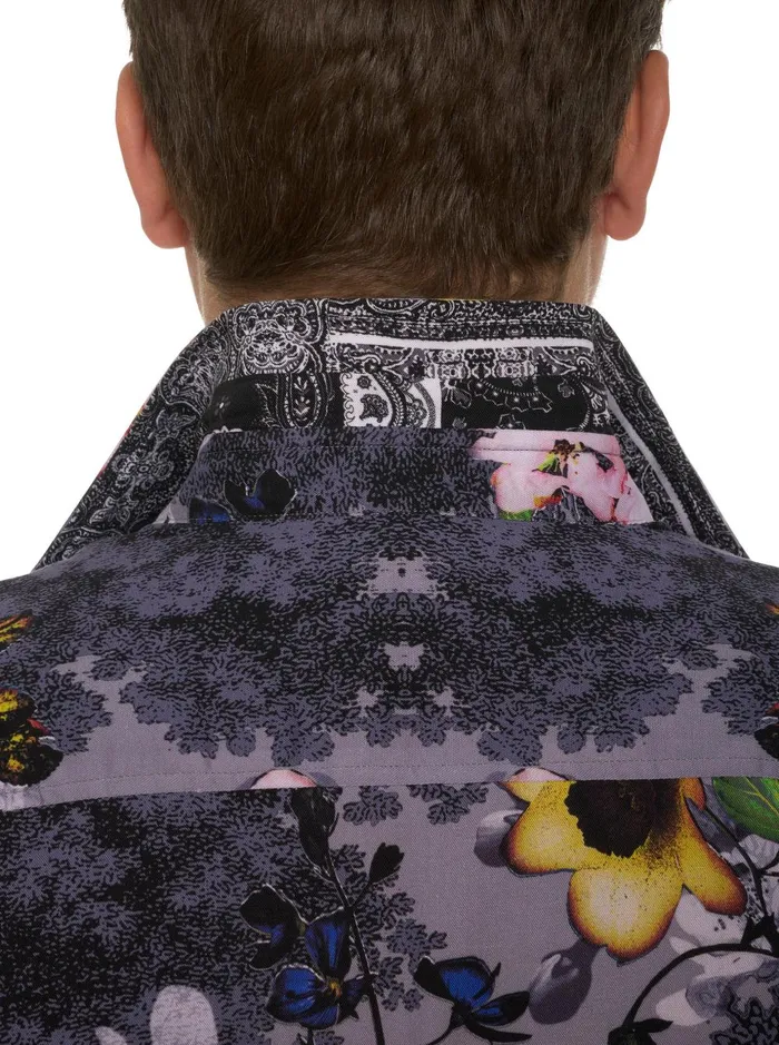 Men Short Sleeve Button Down Shirts Robert Graham LANGHAM SHORT SLEEVE BUTTON DOWN SHIRT Multi