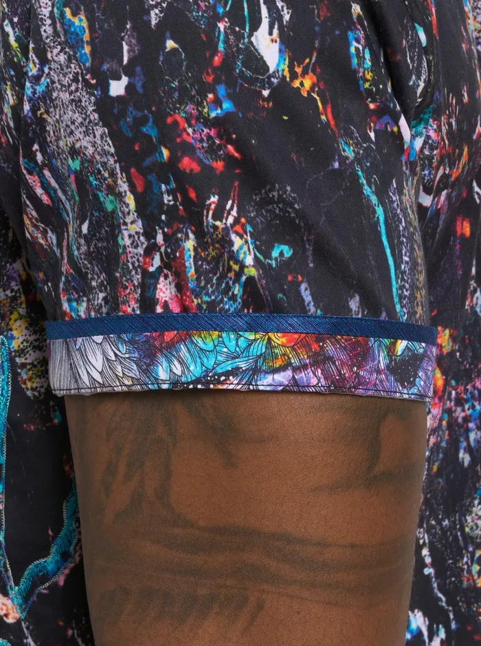 Men Short Sleeve Button Down Shirts Robert Graham MESOSPHERE SHORT SLEEVE BUTTON DOWN SHIRT Multi