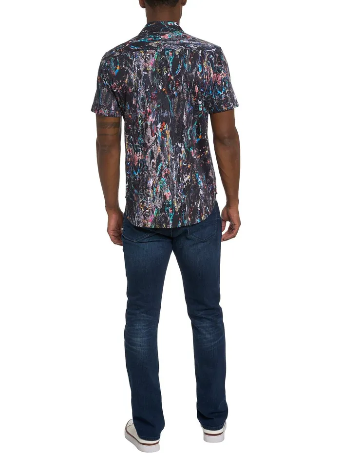 Men Short Sleeve Button Down Shirts Robert Graham MESOSPHERE SHORT SLEEVE BUTTON DOWN SHIRT Multi